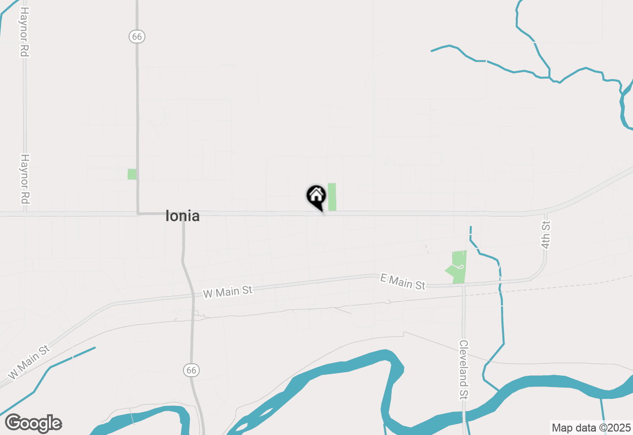 Map of 219 E Lincoln Avenue, Ionia, MI 48846