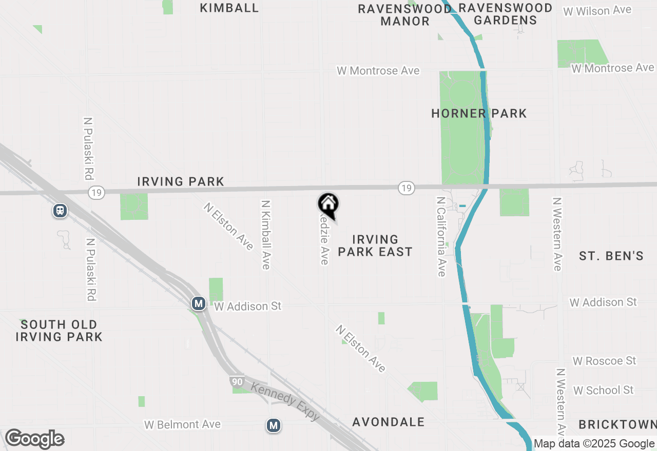 Map of 3839 N Kedzie Avenue, Chicago, IL 60618