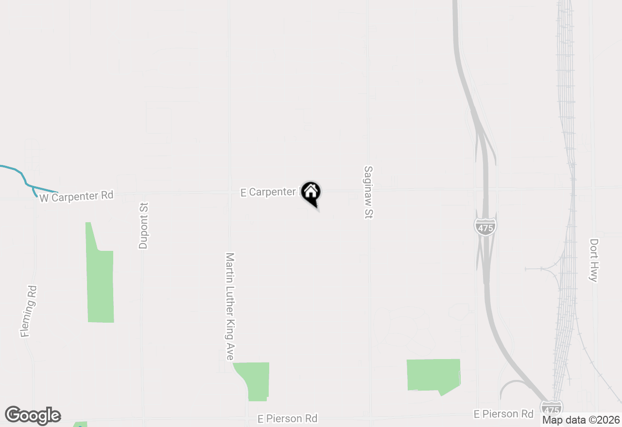 Map of 314 Robbie Lane, Flint, MI 48505