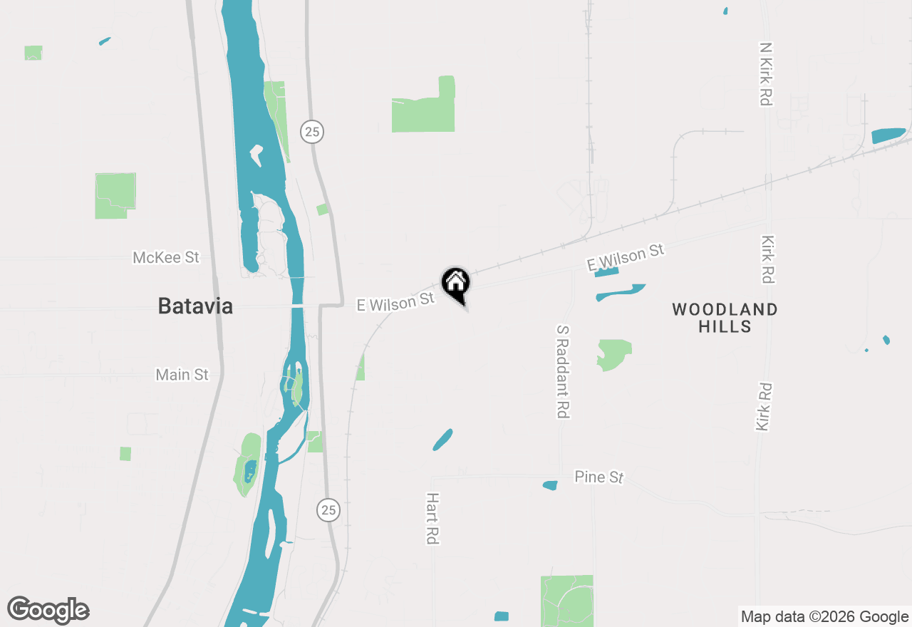Map of 32 S College Street, Batavia, IL 60510