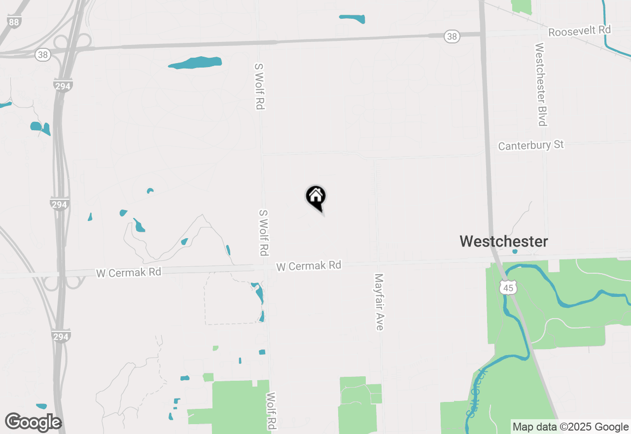 Map of 1847 Boeger Avenue, Westchester, IL 60154