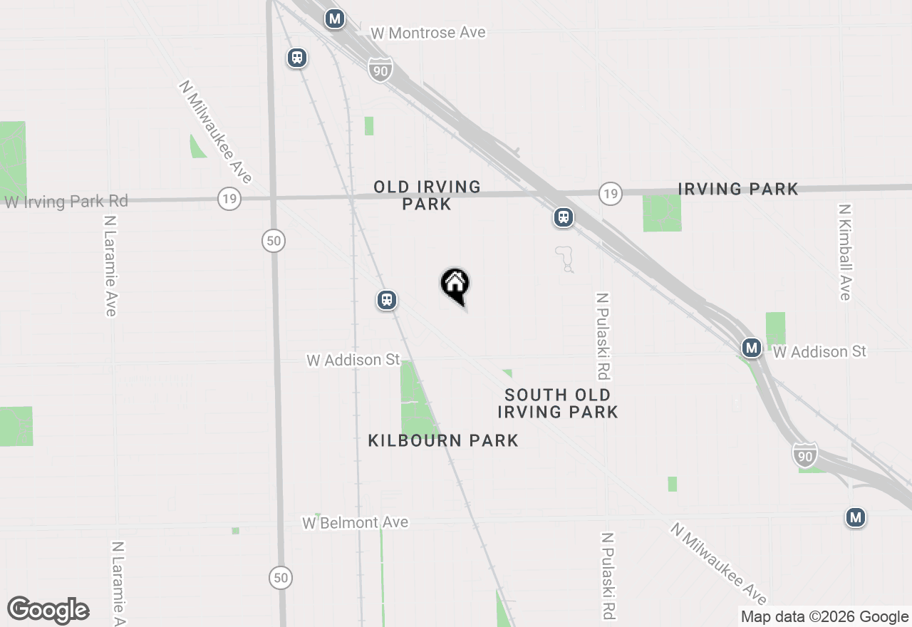 Map of 3701 N Lowell Avenue, Chicago, IL 60641