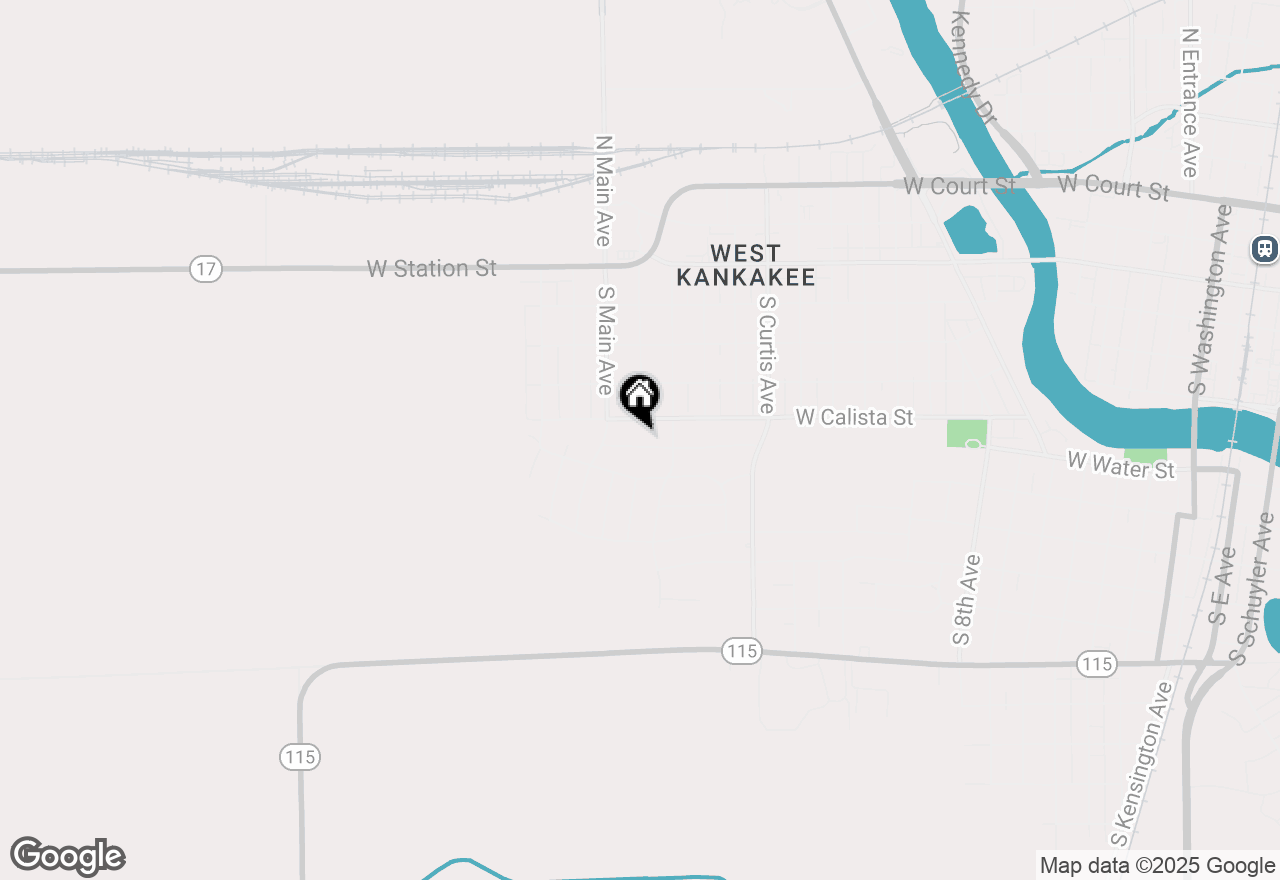 Map of 1537 W Budd Boulevard, Kankakee, IL 60901