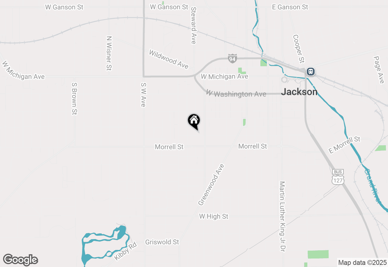 Map of 500 W Biddle Street #A,B,C,D, Jackson, MI 49203