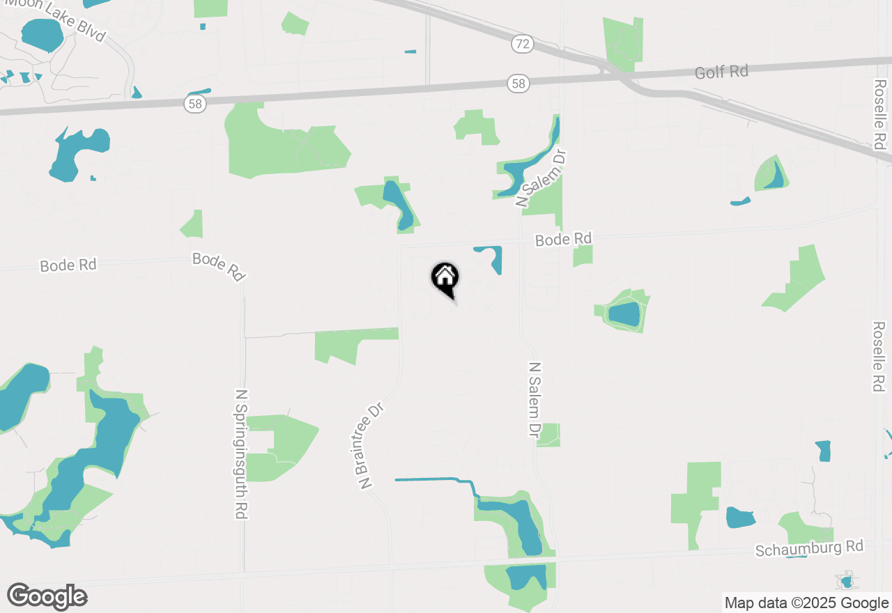 Map of 658 Claridge Circle, Hoffman Estates, IL 60169