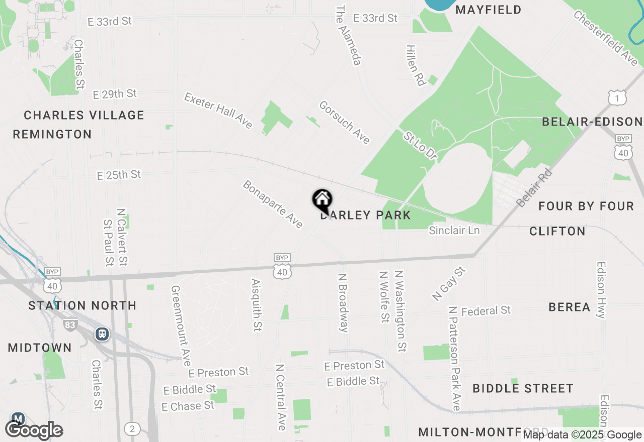 Map of 2145 Harford Road, Baltimore, MD 21218