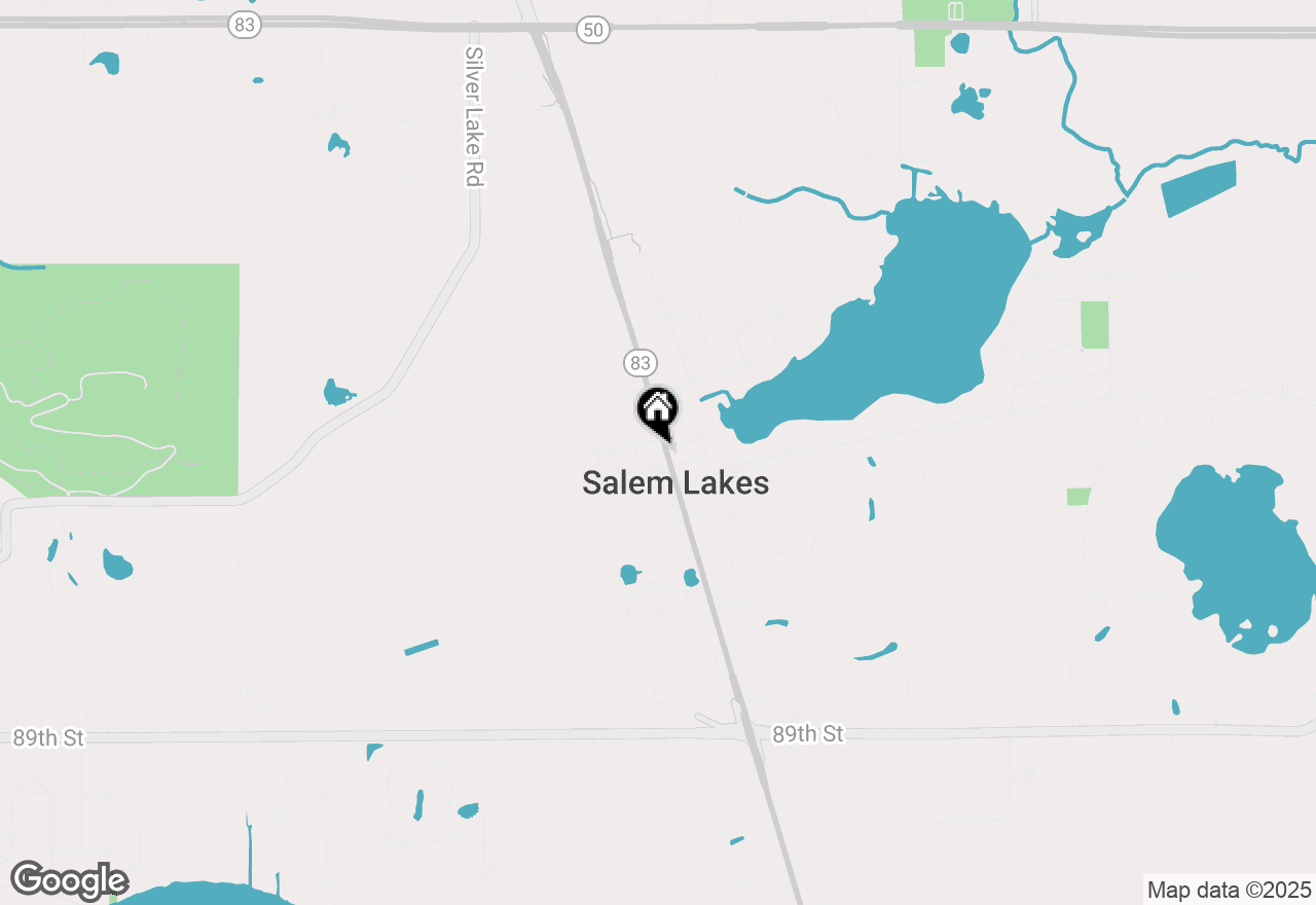 Map of 8310 Antioch Rd, Salem, WI 53168