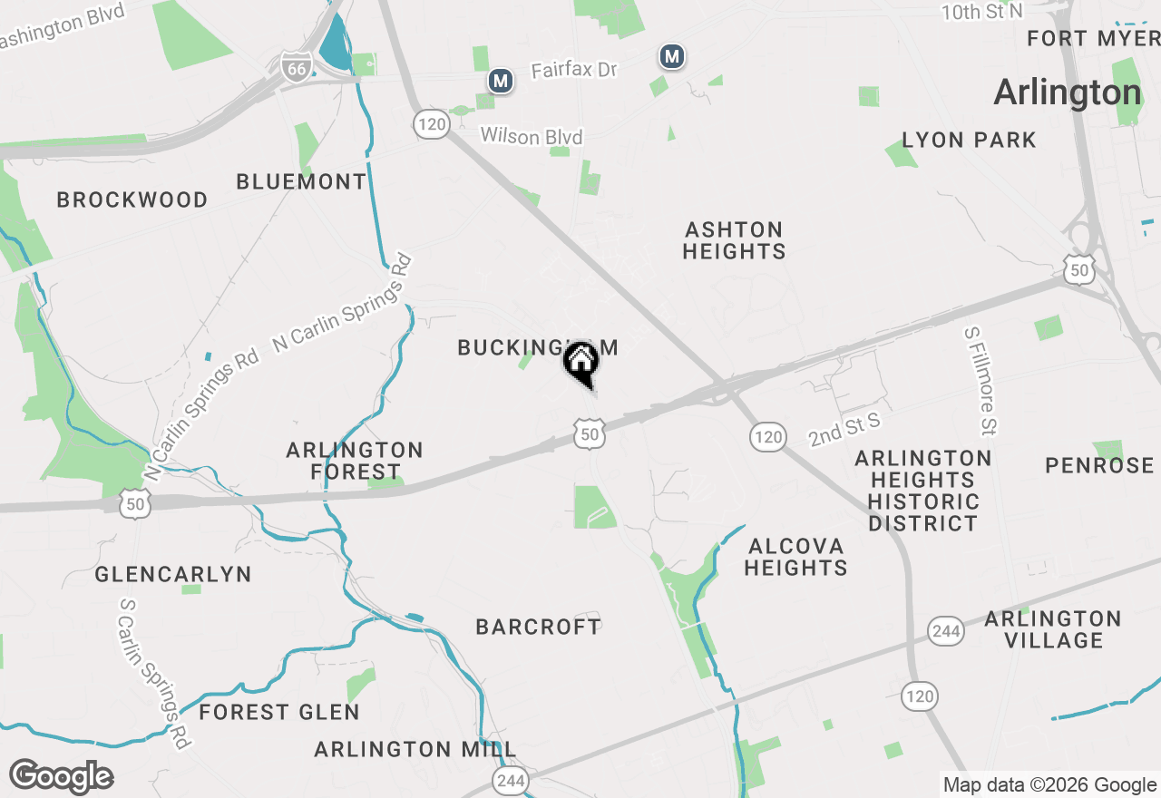 Map of 202 N George Mason Drive #202-2, Arlington, VA 22203