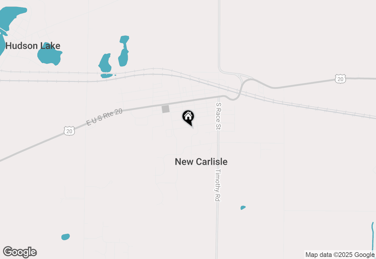 Map of 122 W Ben Street, New Carlisle, IN 46552