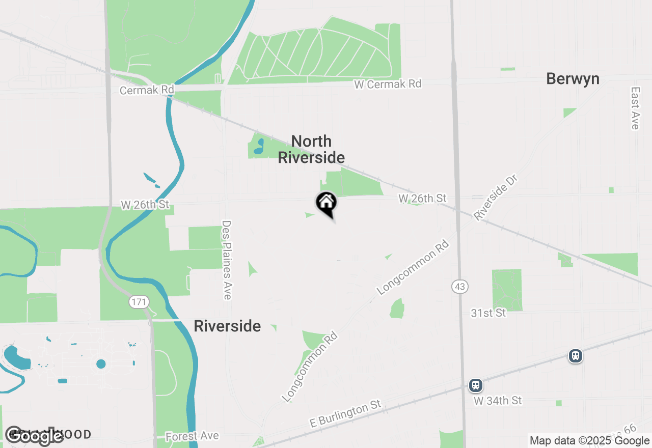 Map of 432 Selborne Road, Riverside, IL 60546