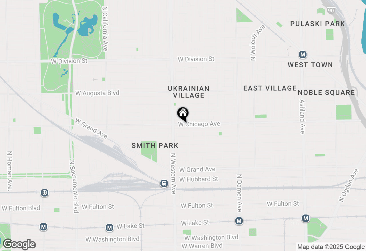 Map of 2321 W Chicago Avenue #2S, Chicago, IL 60622