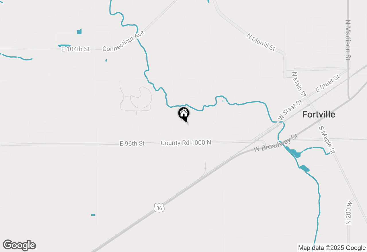 Map of 9770 Sonnette Circle, Fishers, IN 46040