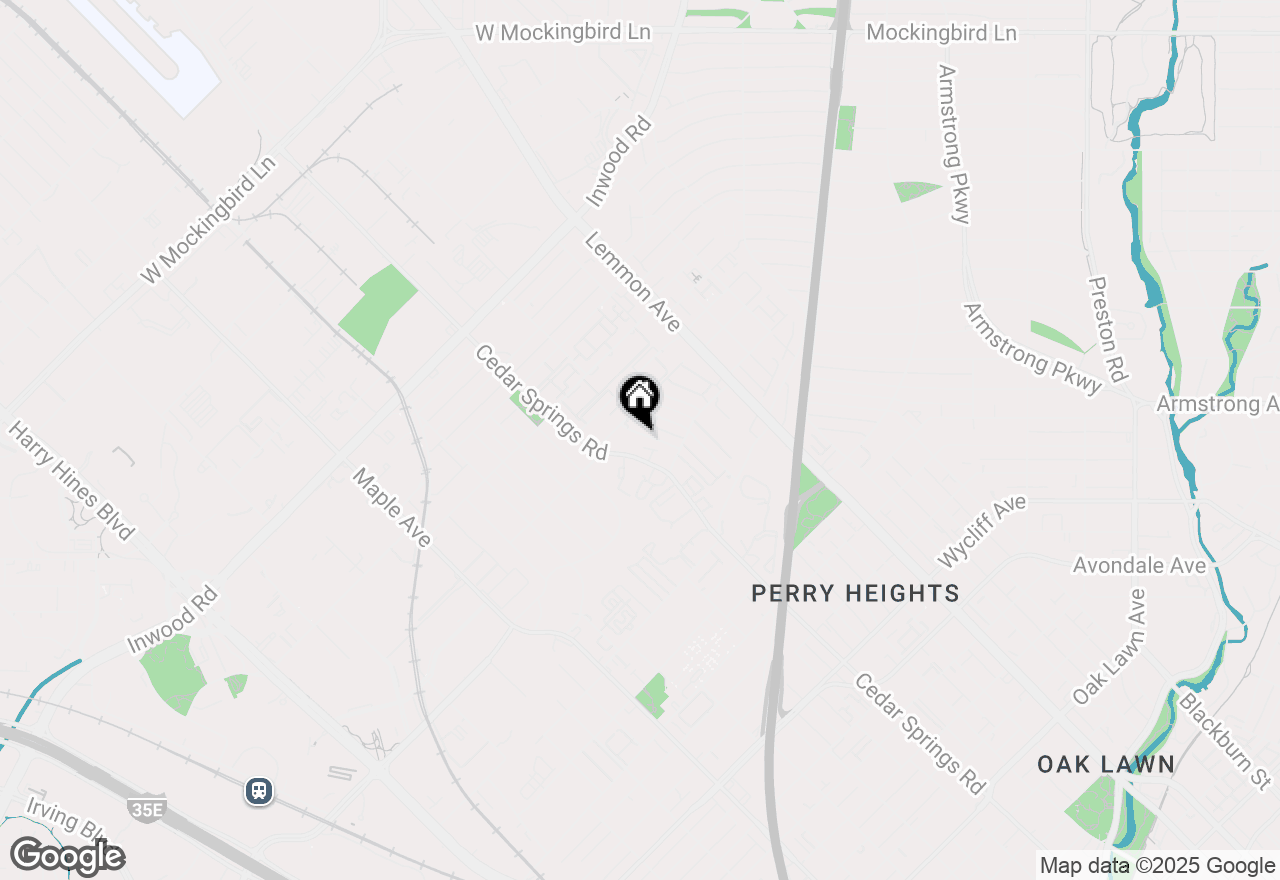 Map of 5139 Vandelia Street, Dallas, TX 75235