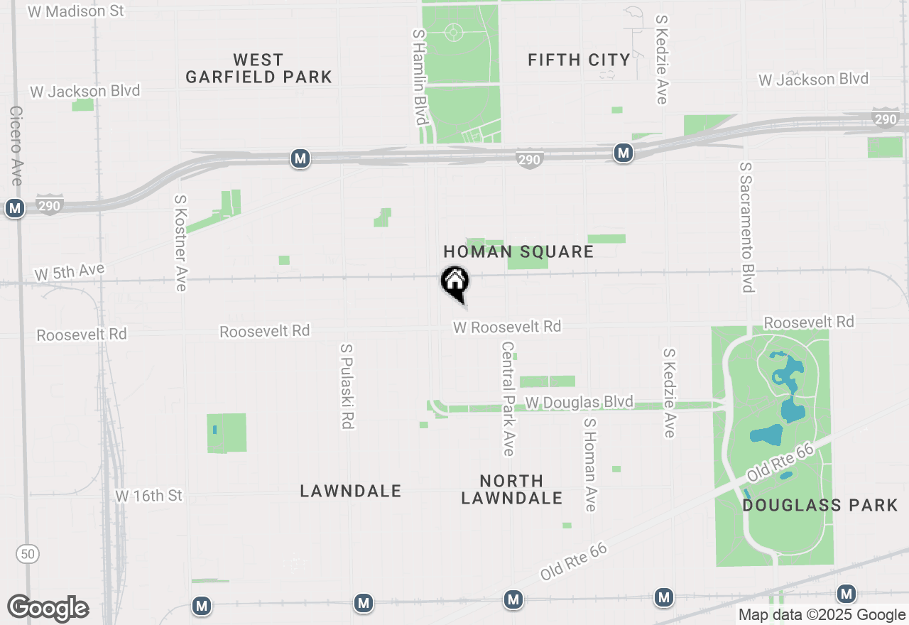 Map of 3715 W Grenshaw Street, Chicago, IL 60624