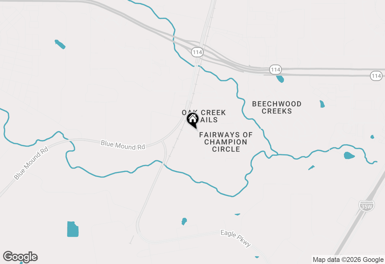 Map of 2316 Sundown Mesa Drive, Fort Worth, TX 76177
