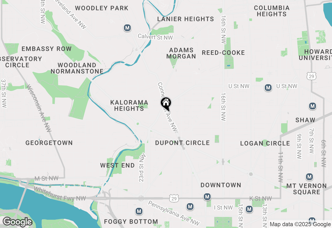 Map of 1724 Connecticut Avenue Nw #2, Washington, DC 20009