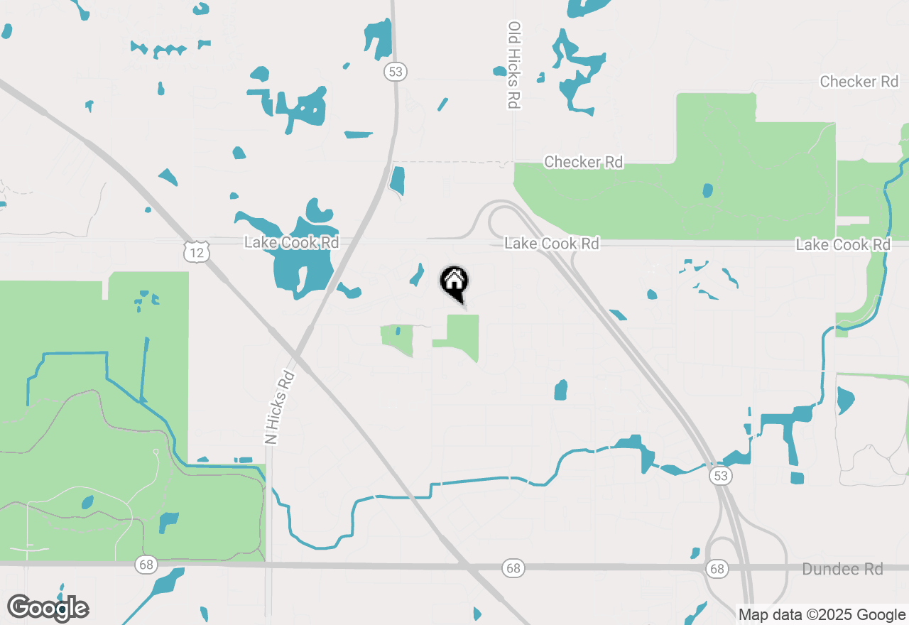 Map of 831 E Coach Road #1, Palatine, IL 60074