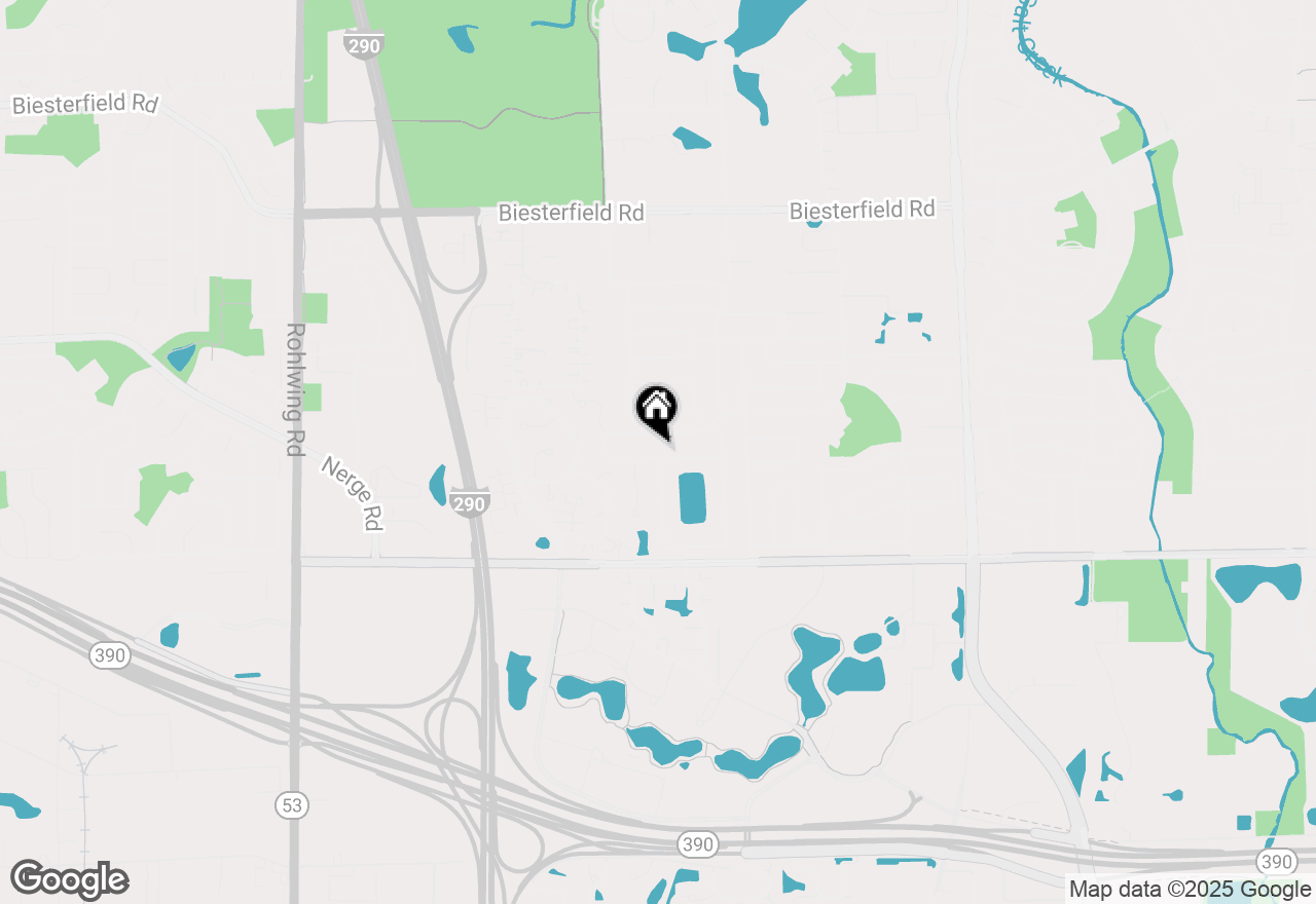 Map of 588 Montego Drive, Elk Grove Village, IL 60007