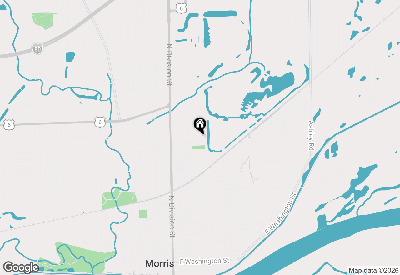 Map of 329 Robinson Drive, Morris, IL 60450