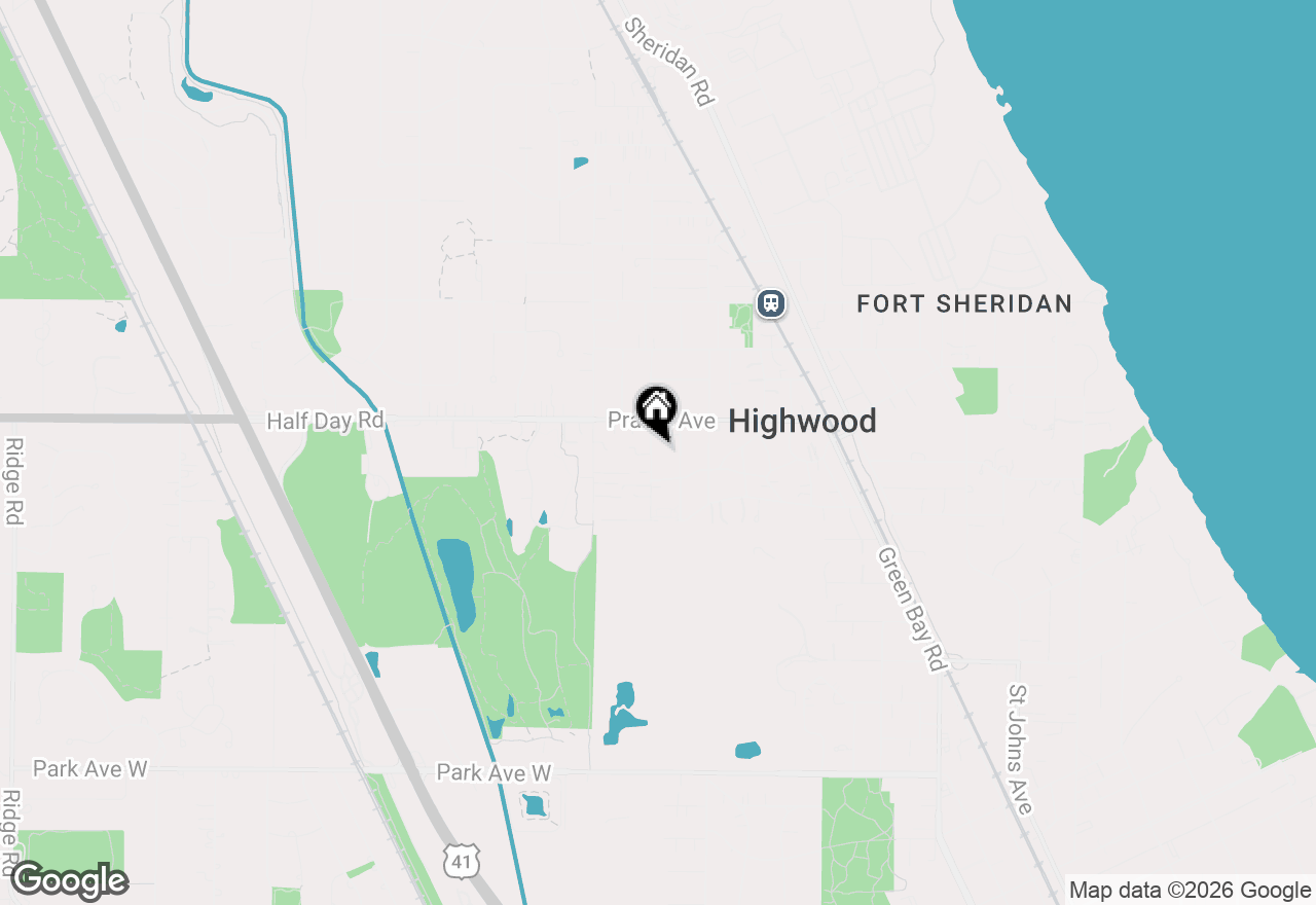 Map of 125 S Central Avenue, Highwood, IL 60040