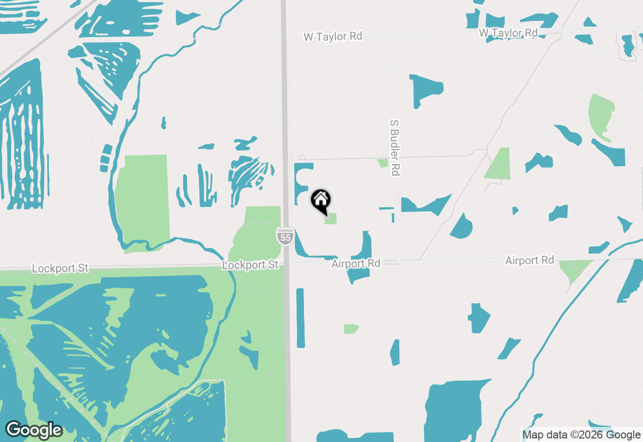 Map of 2050 Wheatfield Drive, Romeoville, IL 60446