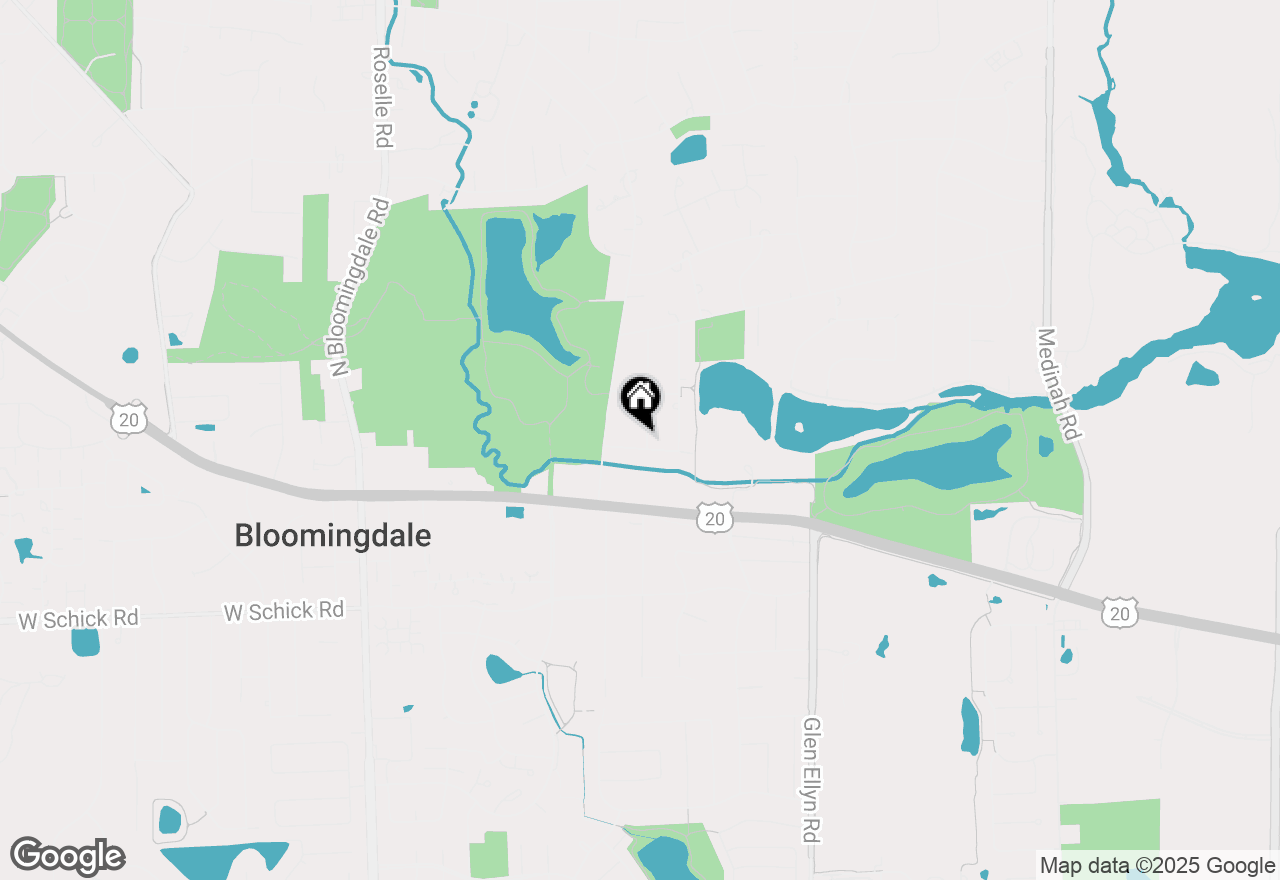 Map of 126 N Prairie Avenue, Bloomingdale, IL 60108