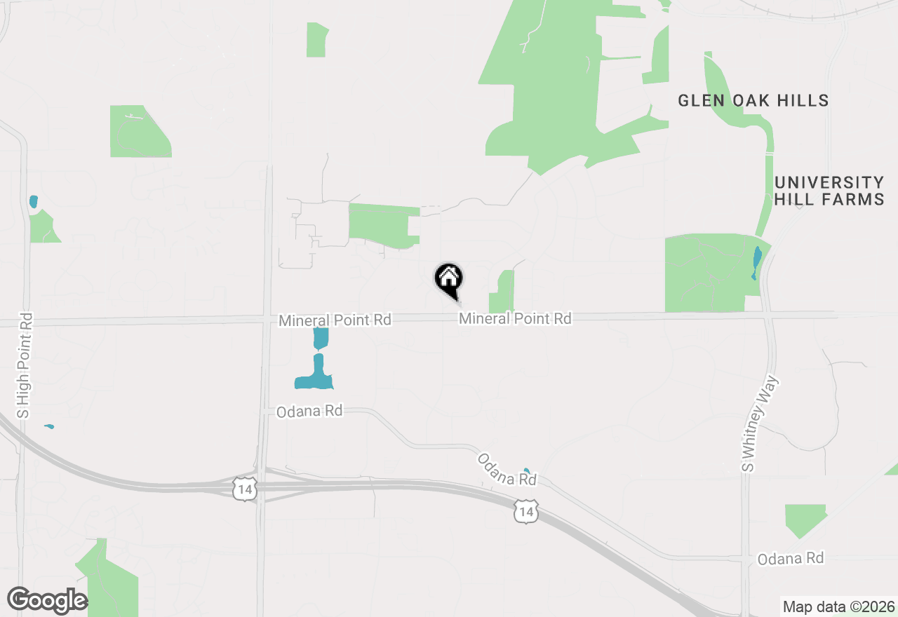 Map of 6302 Mineral Point Road #311, Madison, WI 53705