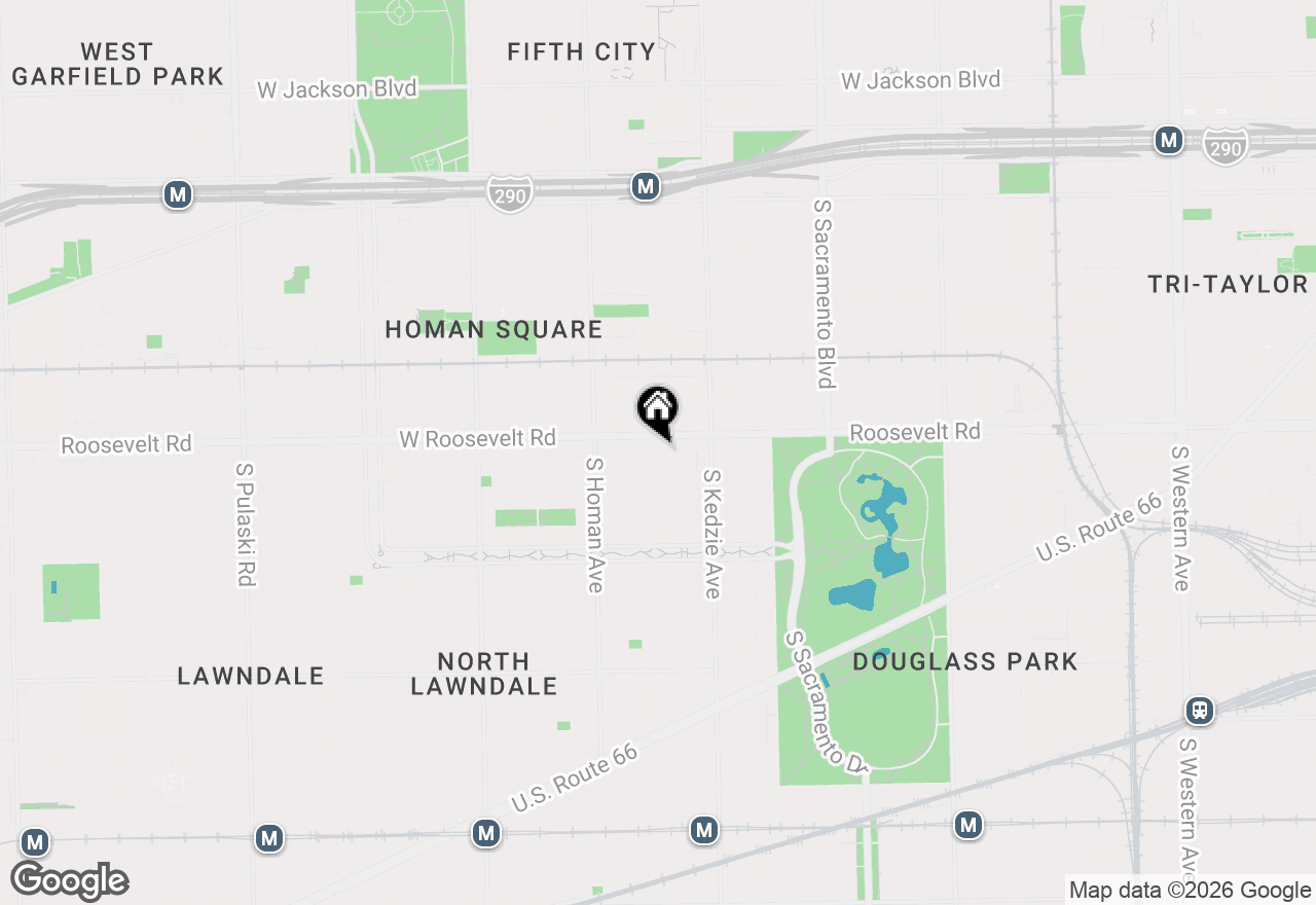 Map of 1215 S Spaulding Avenue, Chicago, IL 60623