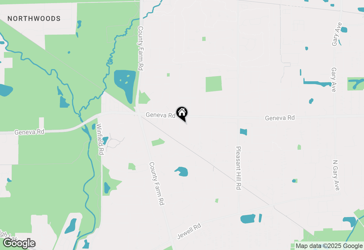 Map of 1N022 Richard Avenue, Wheaton, IL 60187