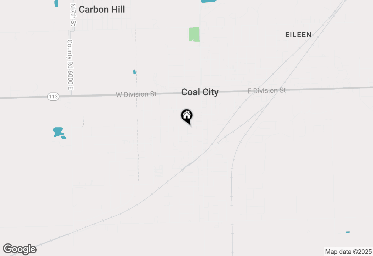 Map of 105 W Oak Street, Coal City, IL 60416