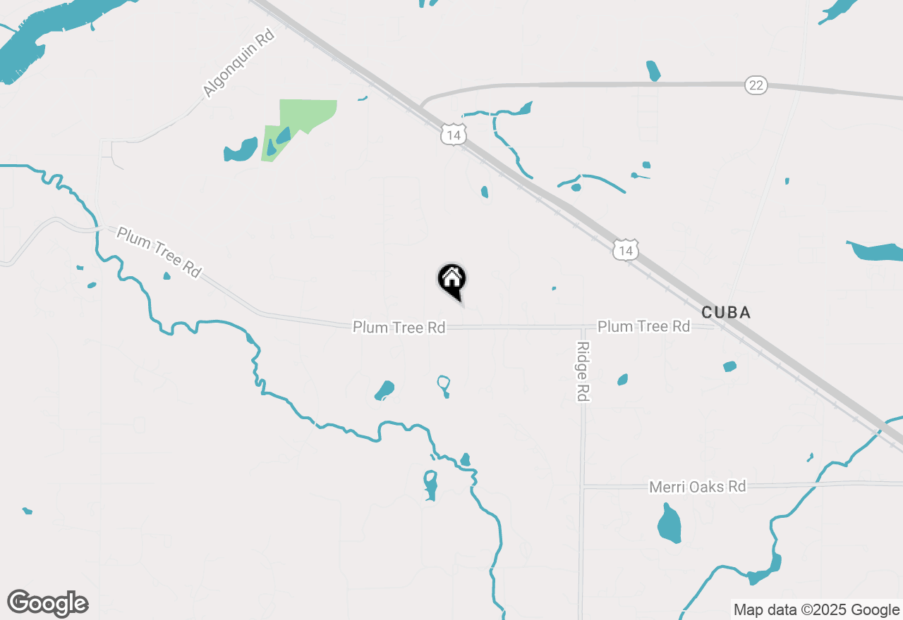 Map of 730 Plum Tree Road, Barrington Hills, IL 60010