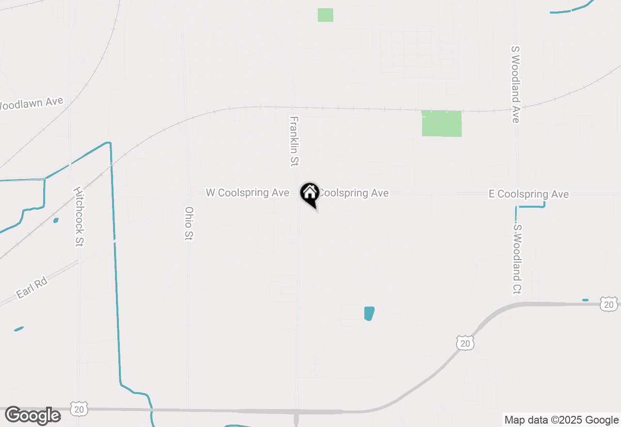 Map of 205 Euclid Avenue, Michigan City, IN 46360