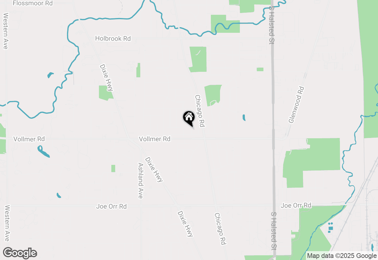 Map of 186 Joyce Lane, Chicago Heights, IL 60411