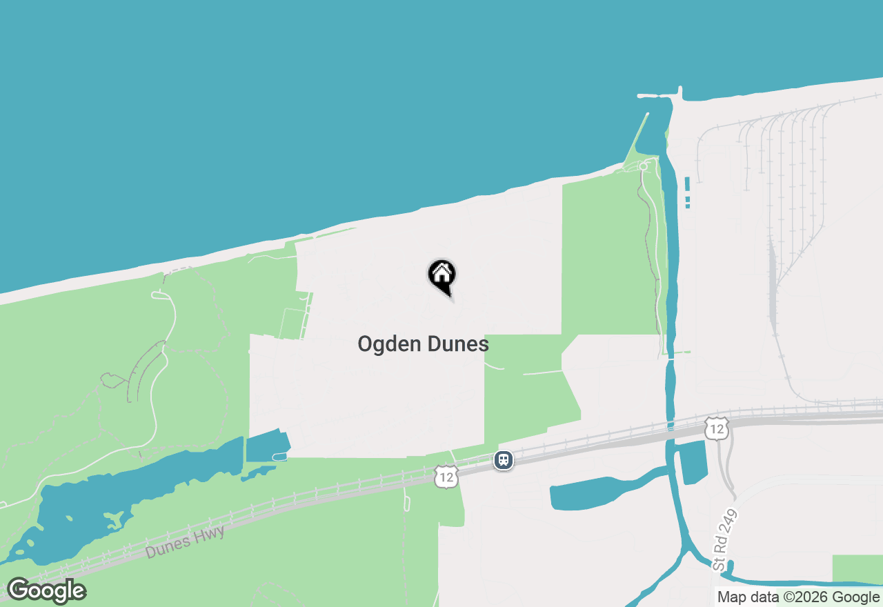 Map of 1 The Ledge, Ogden Dunes, IN 46368