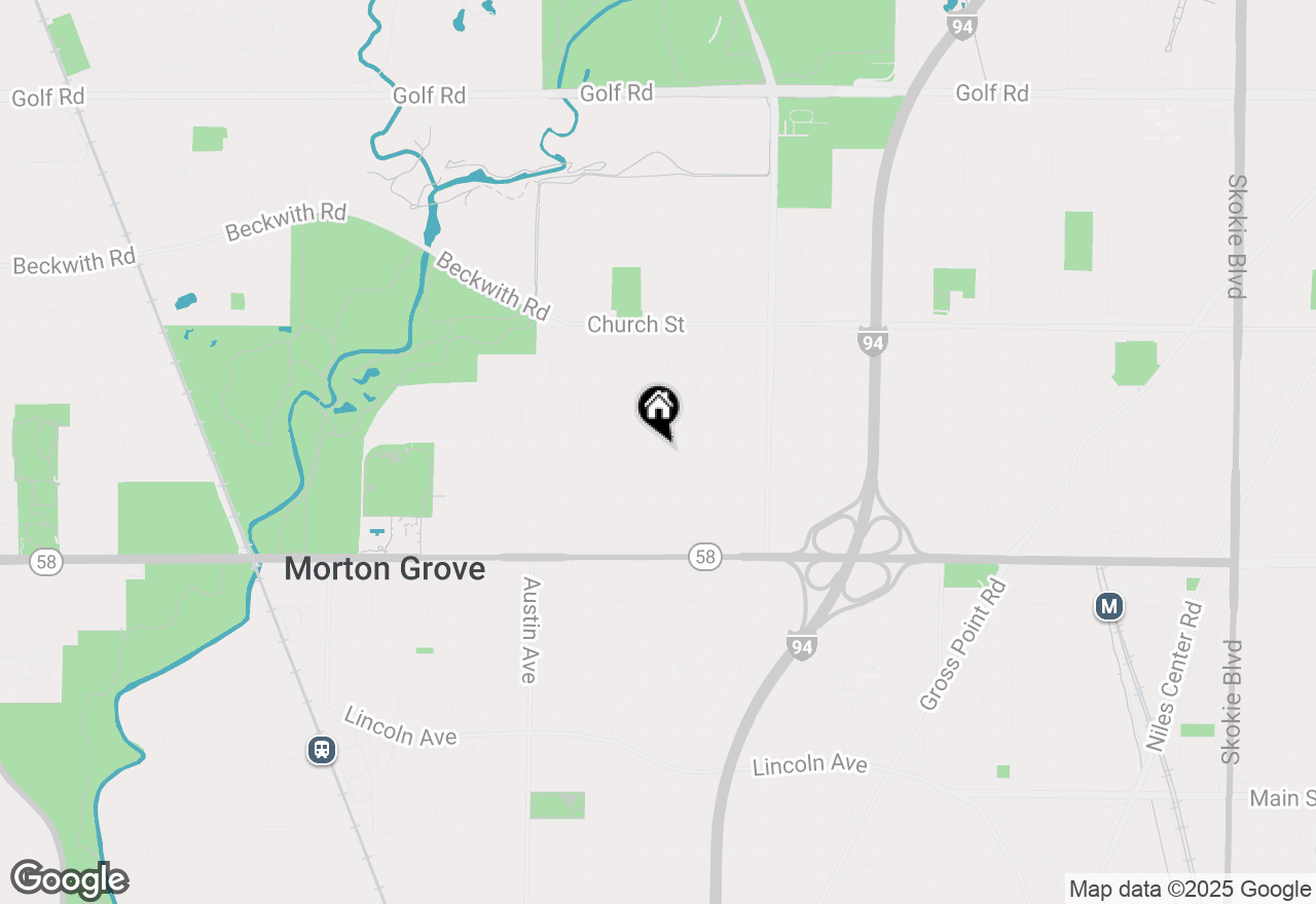 Map of 8941 Menard Avenue, Morton Grove, IL 60053