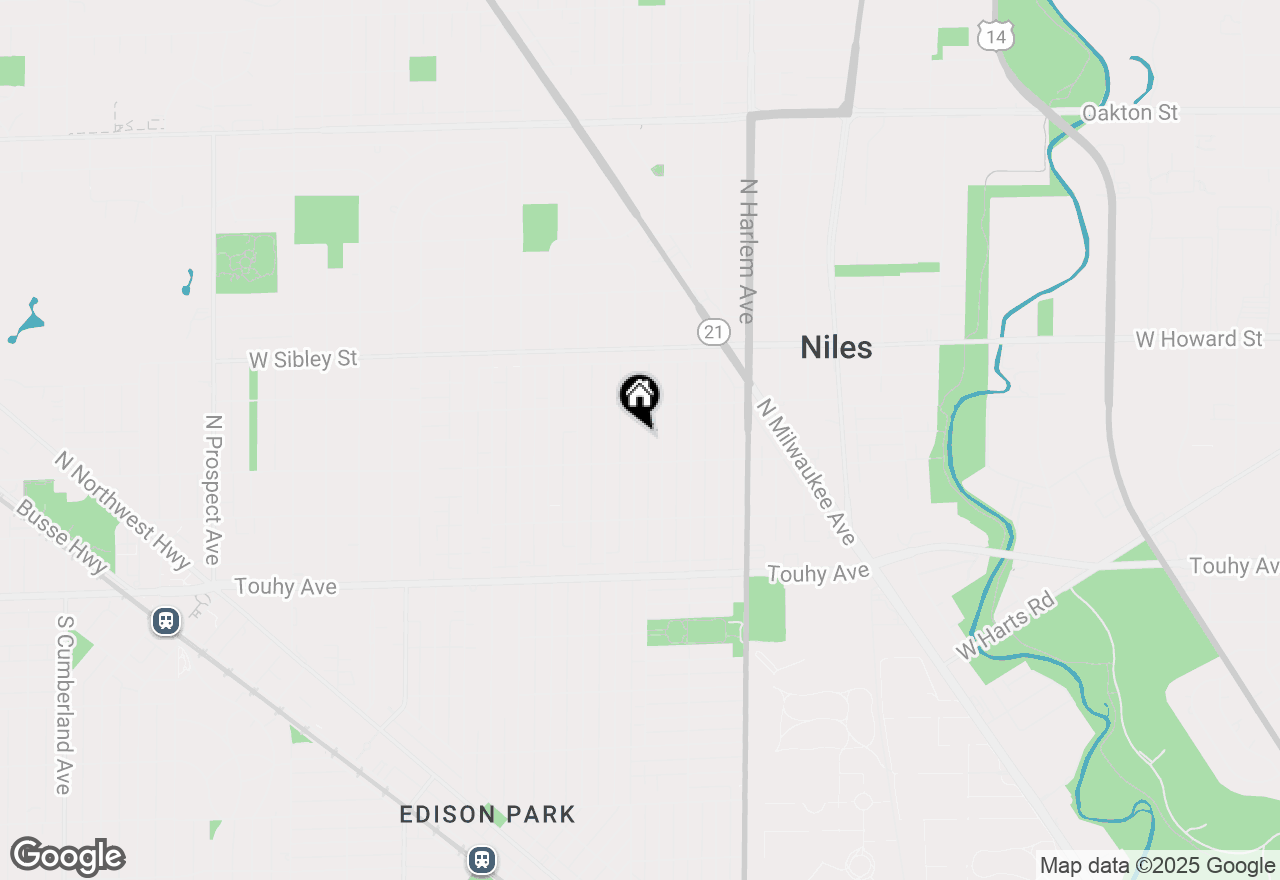 Map of 7421 N Oketo Avenue, Chicago, IL 60631