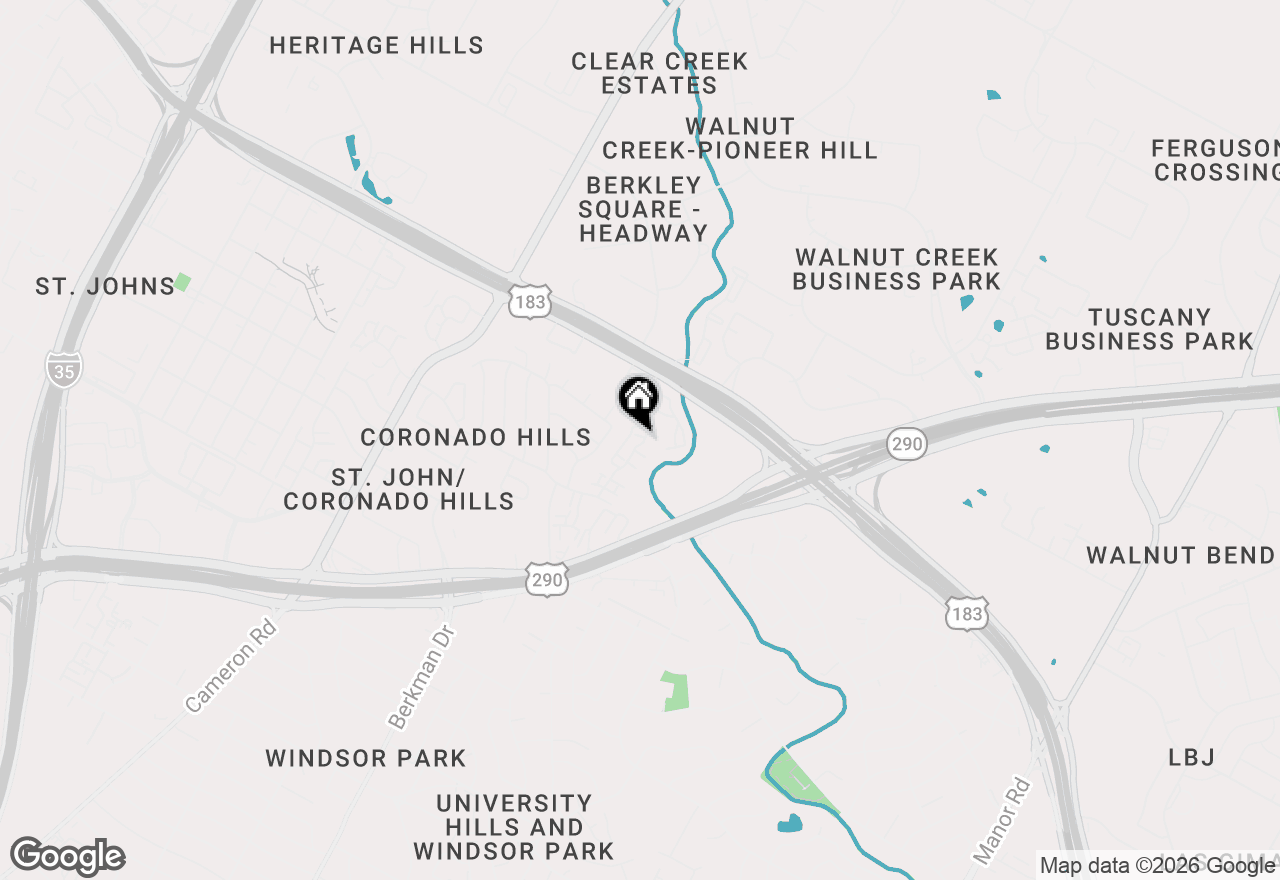 Map of 2009 Sandberg Dr #159, Austin, TX 78752