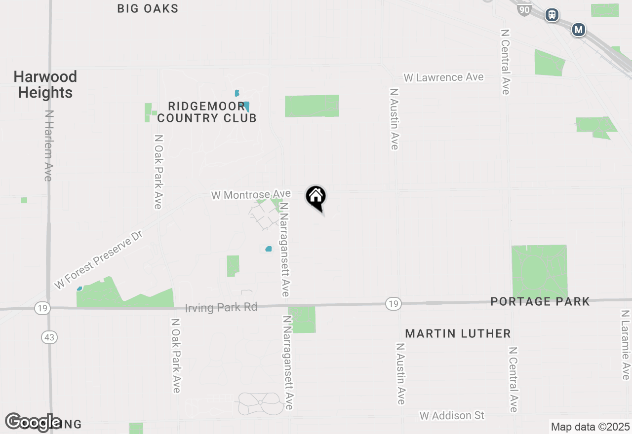 Map of 4305 N Mobile Avenue, Chicago, IL 60634