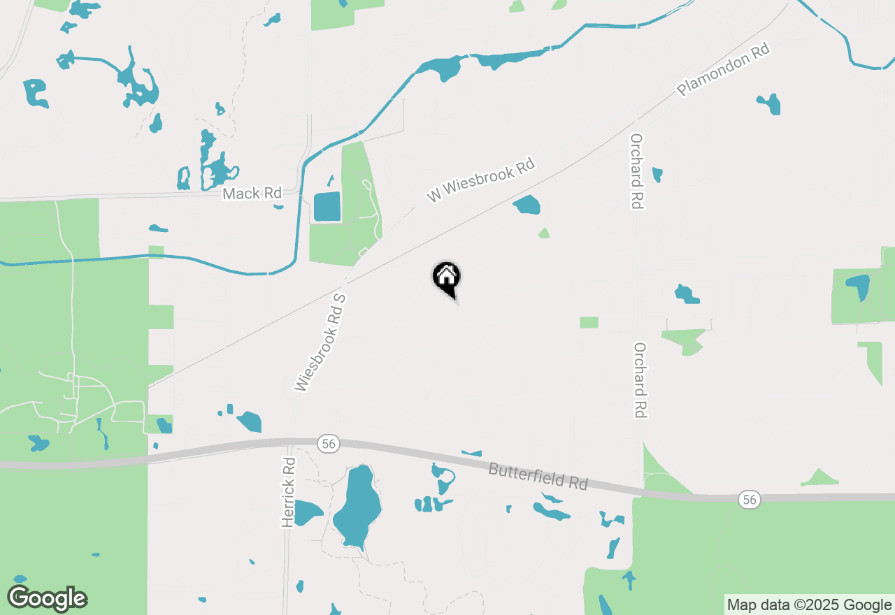 Map of 2S319 Kiowa Court, Wheaton, IL 60189