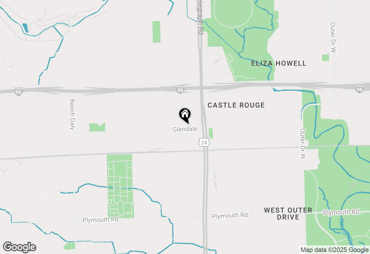 Map of 12811 Wormer, Redford, MI 48239