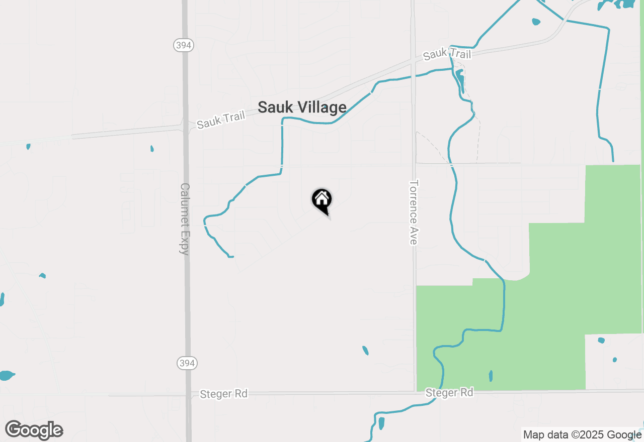 Map of 22441 Yates Avenue, Sauk Village, IL 60411
