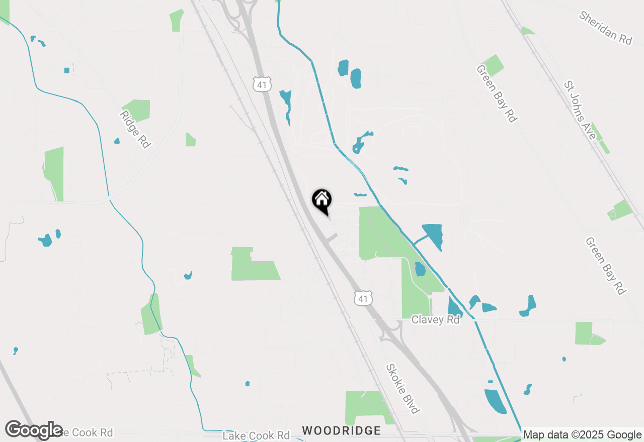 Map of 1490 Avignon Court, Highland Park, IL 60035