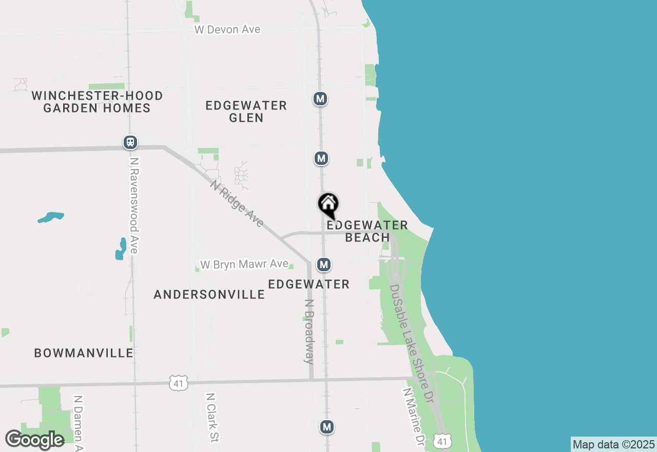 Map of 5710 N Winthrop Avenue #109, Chicago, IL 60660