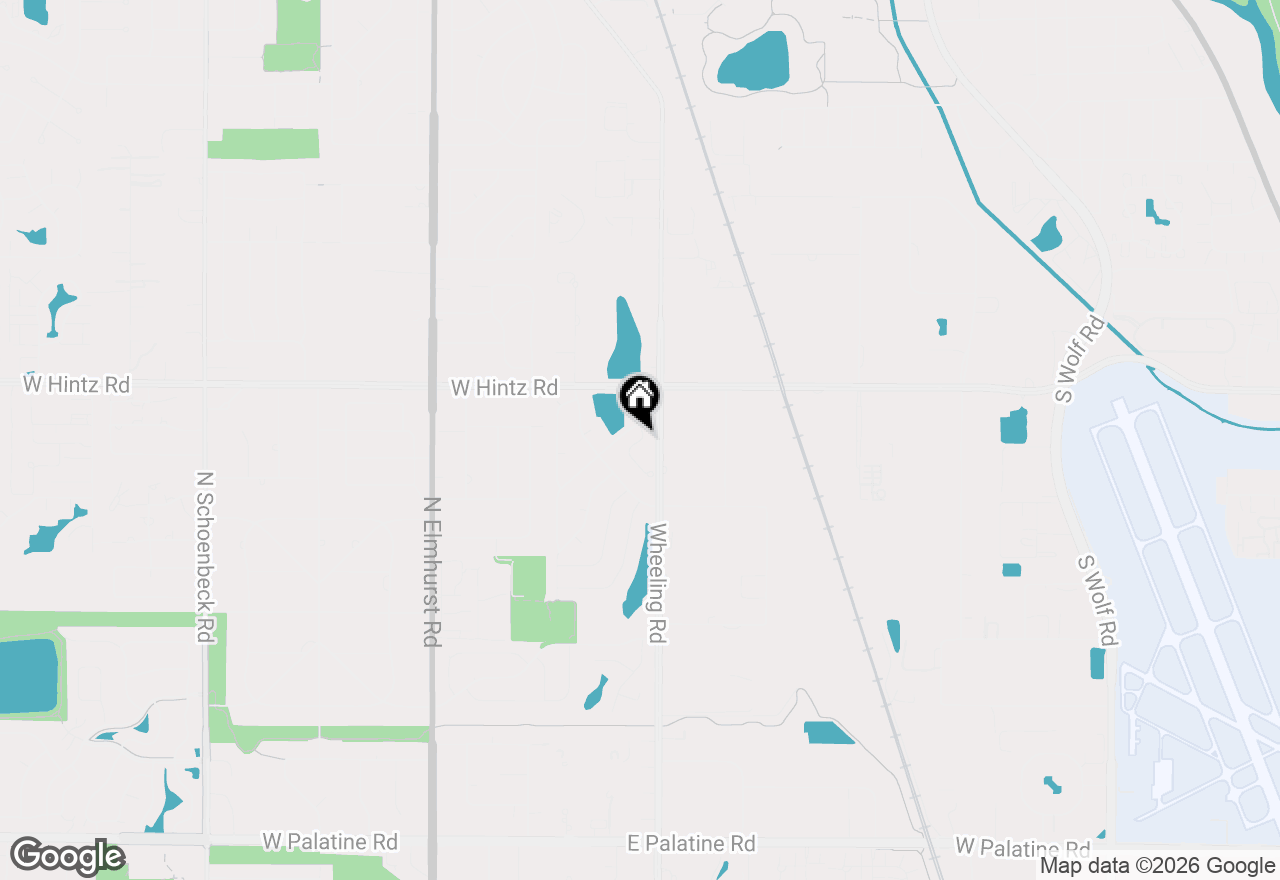 Map of 924 Ridgefield Lane, Wheeling, IL 60090
