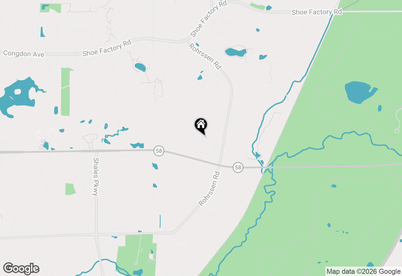 Map of 5686 Angouleme Lane, Hoffman Estates, IL 60192