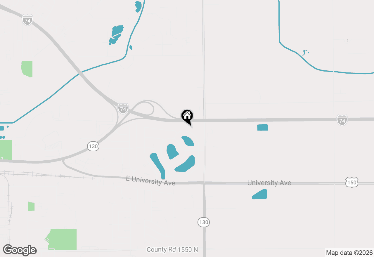 Map of 702 N Beacon Hill Circle, Urbana, IL 61802