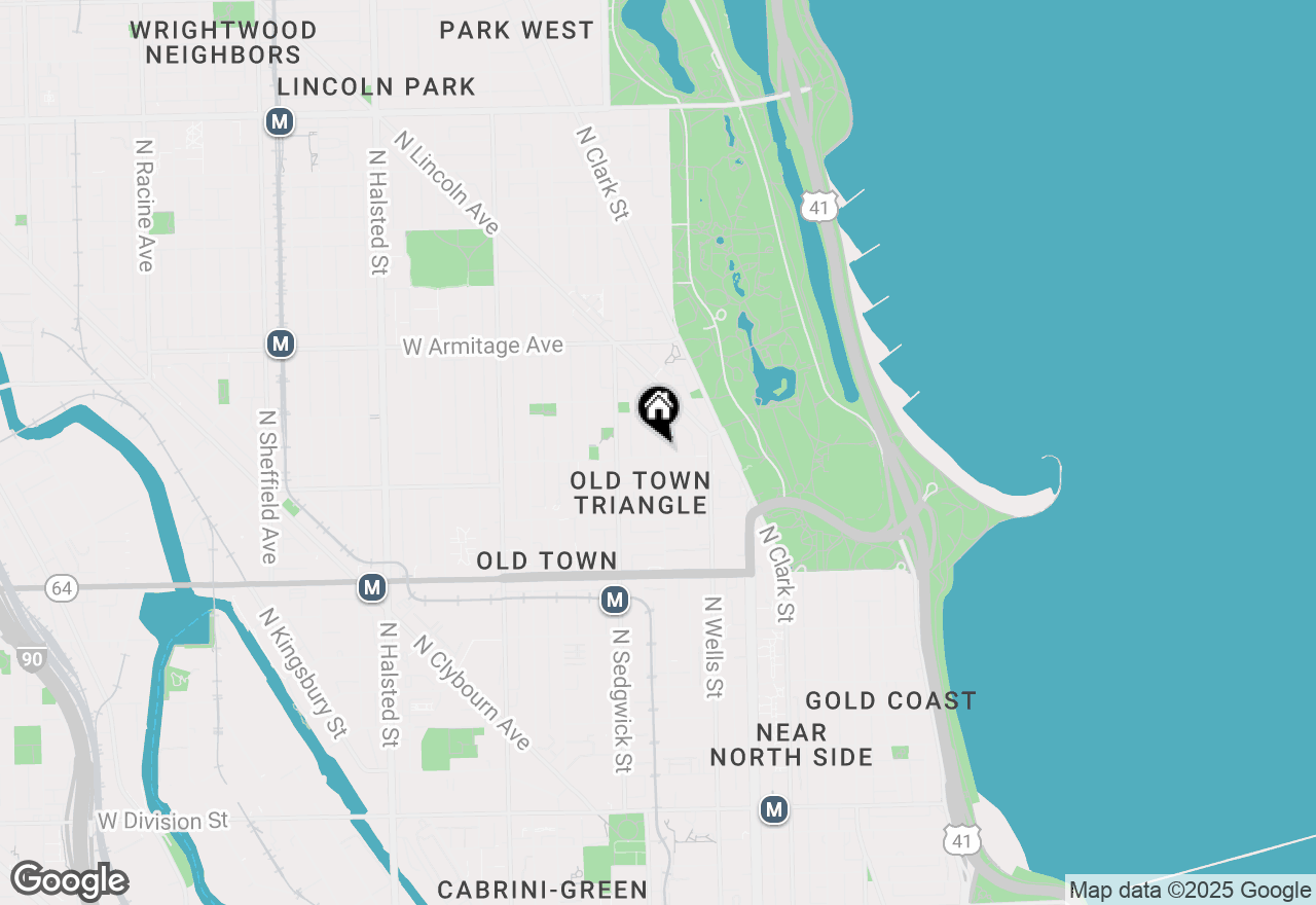 Map of 314 W Menomonee Street, Chicago, IL 60614