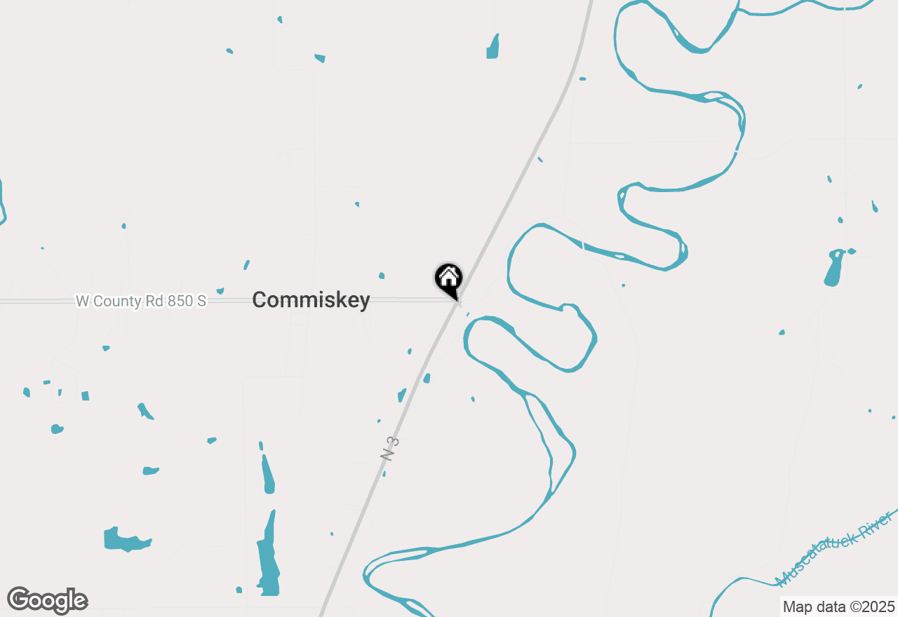 Map of 8545 S State Highway 3, Commiskey, IN 47227