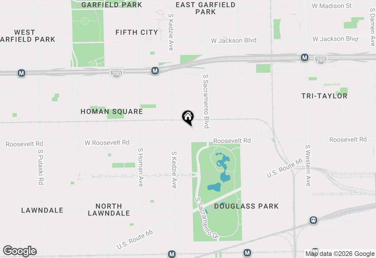 Map of 1114 S Albany Avenue #3, Chicago, IL 60612