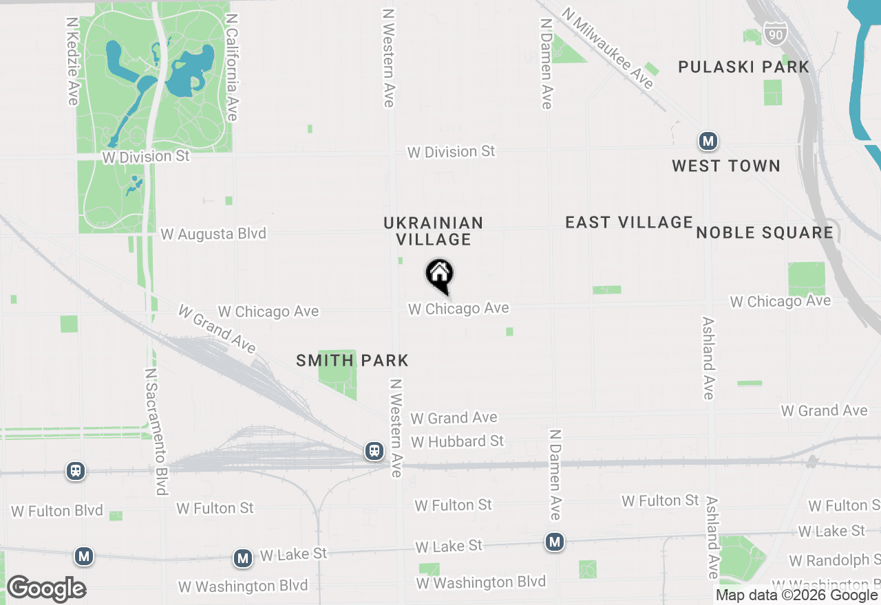 Map of 2254 W Chicago Avenue #2N, Chicago, IL 60622